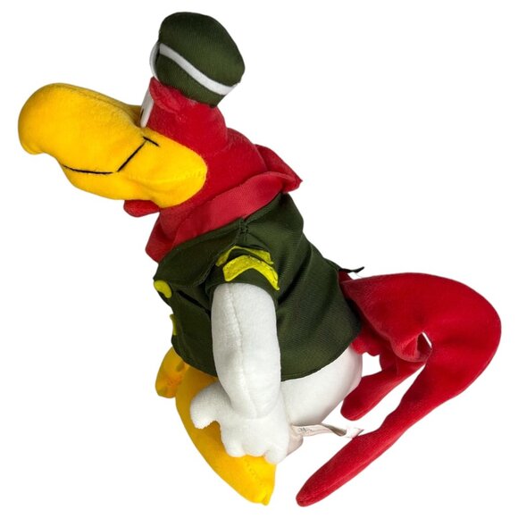 Nanco Looney Tunes Foghorn Leghorn Plush Toy 2003 Army Uniform 14” Rooster - Picture 5 of 12